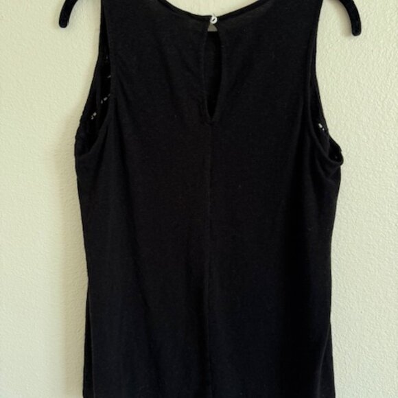 Women's Black Tank Top Universal Thread Size L - Picture 3 of 4